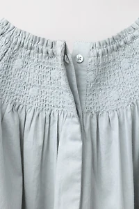 LIMITED EDITION SMOCKED PAJAMA TUNIC