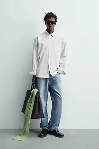 CHECK POPLIN SHIRT