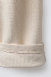 TWILL BUTTON PANTS