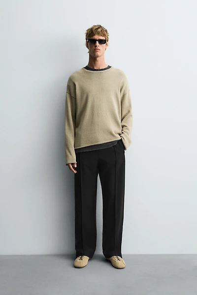 FLOWY ZIPPERED PANTS