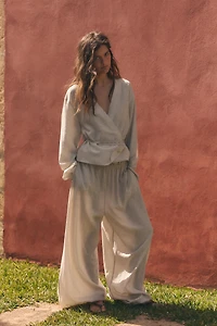 PANTALON PALAZZO NŒUD