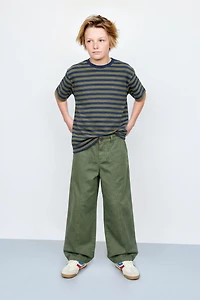 BALLOON PANTS WITH SEAM DETAIL