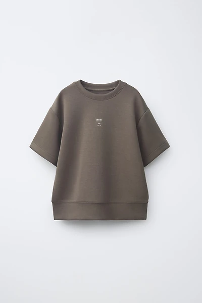 SPORTY TEXT T-SHIRT