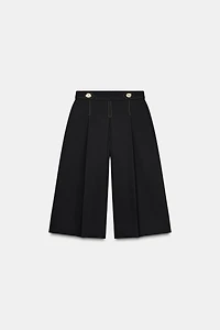 LONG SHORTS WITH CONTRAST STITCHING