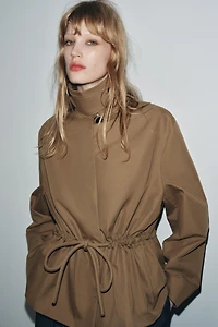 ZW COLLECTION SHORT PARKA WITH ADJUSTABLE WAIST