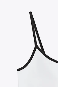 CONTRAST TANK TOP