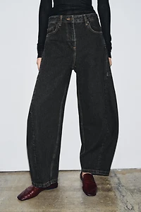 ZW COLLECTION MID-RISE BARREL JEANS