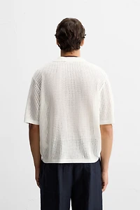 LACE KNIT SHIRT