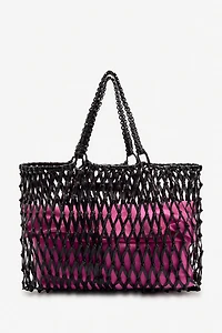 LIMITED EDITION BRAIDED LEATHER MAXI SHOPPER
