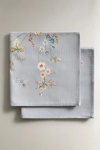 SET OF SMALL FLORAL PRINT NAPKINS (SET 2)