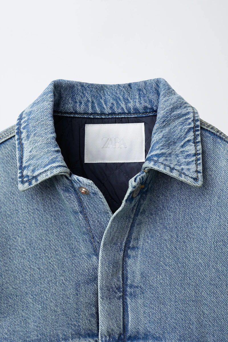 PADDED DENIM JACKET