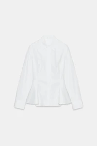 CHEMISE POPELINE PEPLUM ZW COLLECTION
