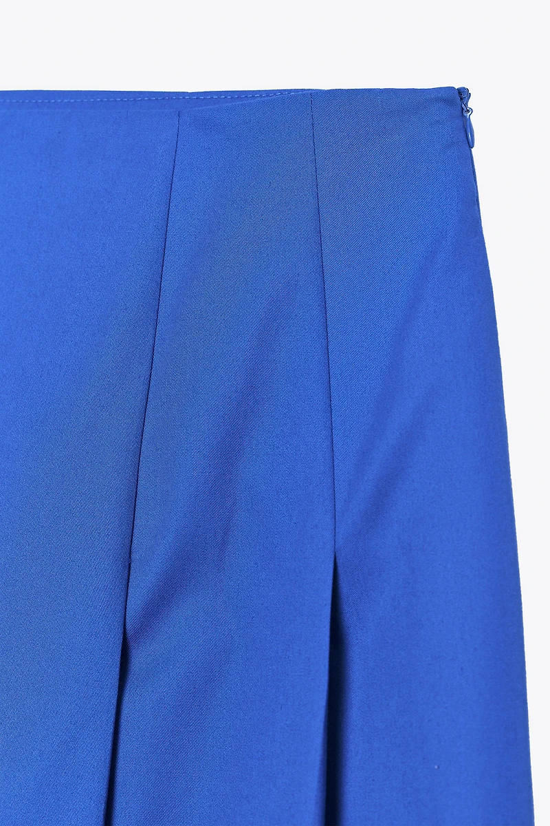 PLEATED MIDI SKIRT