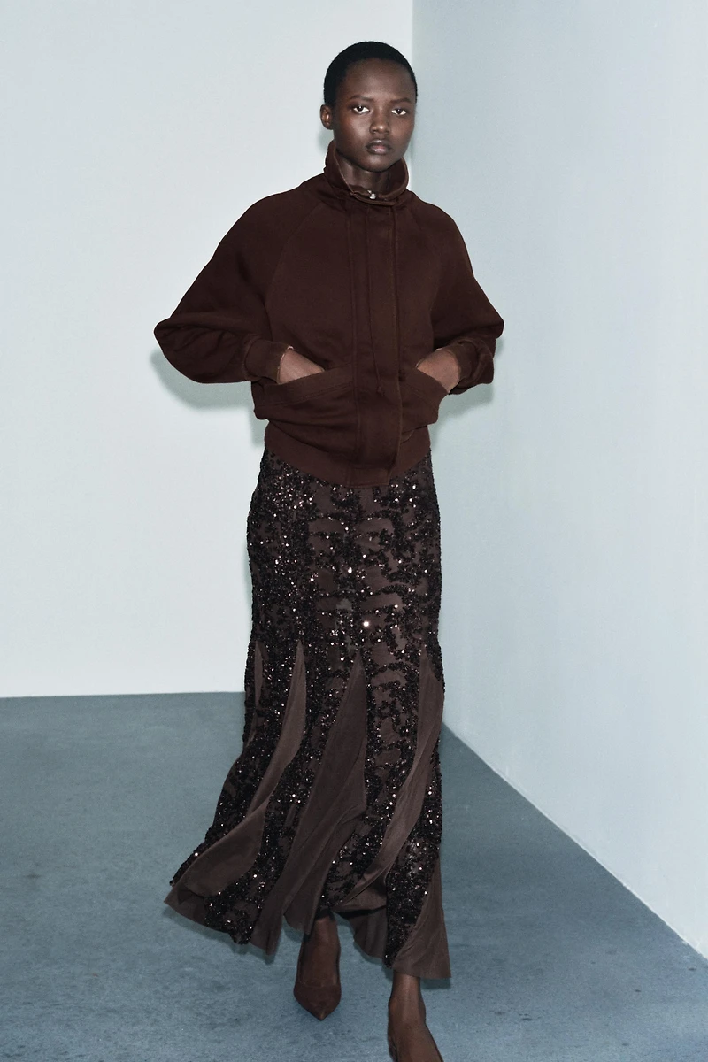 WASHED EFFECT FLEECE JACKET