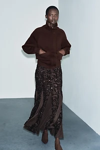 WASHED EFFECT FLEECE JACKET