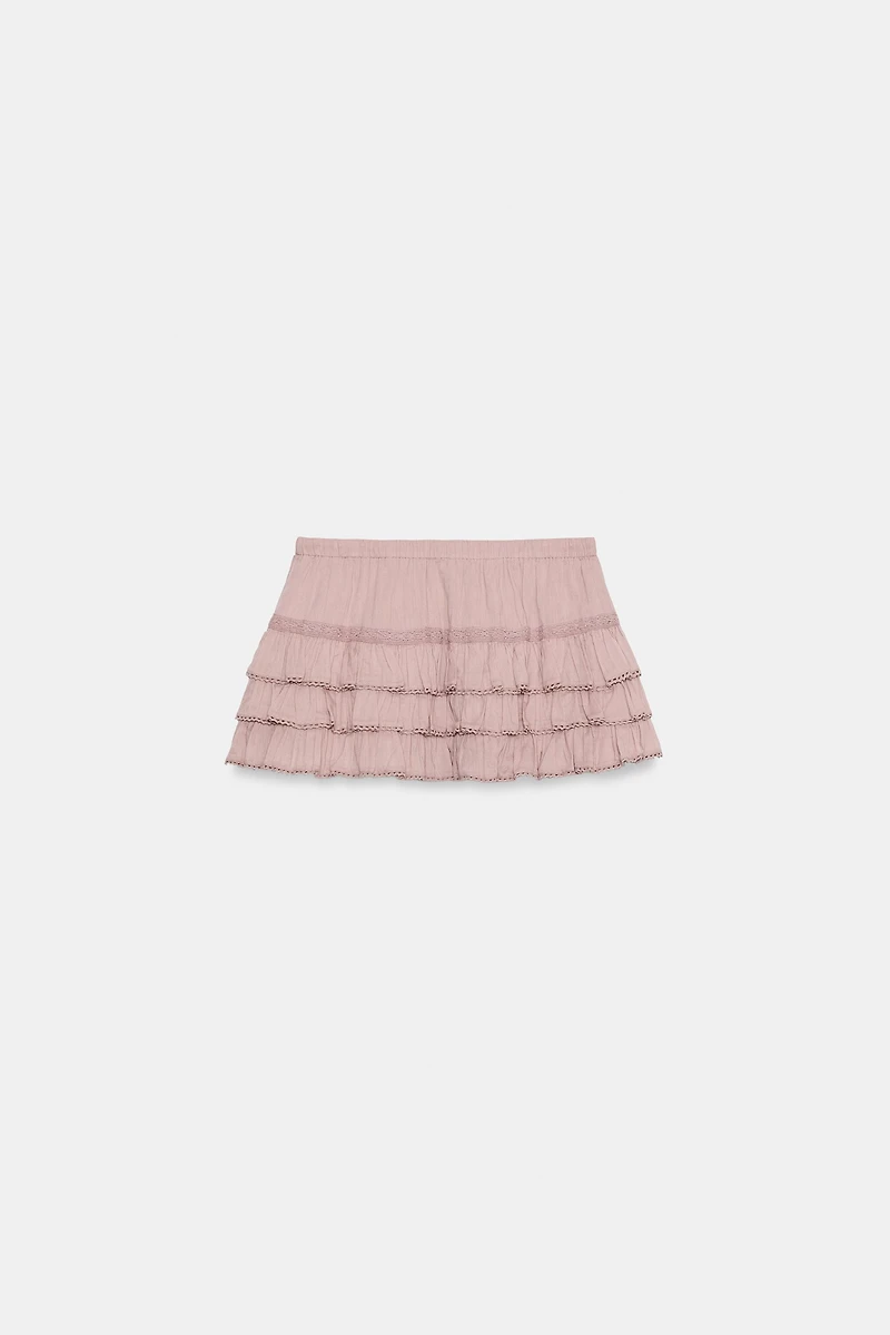 RUFFLED SKORT
