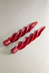 SET OF CHRISTMAS SPIRAL CANDLES (SET 2)