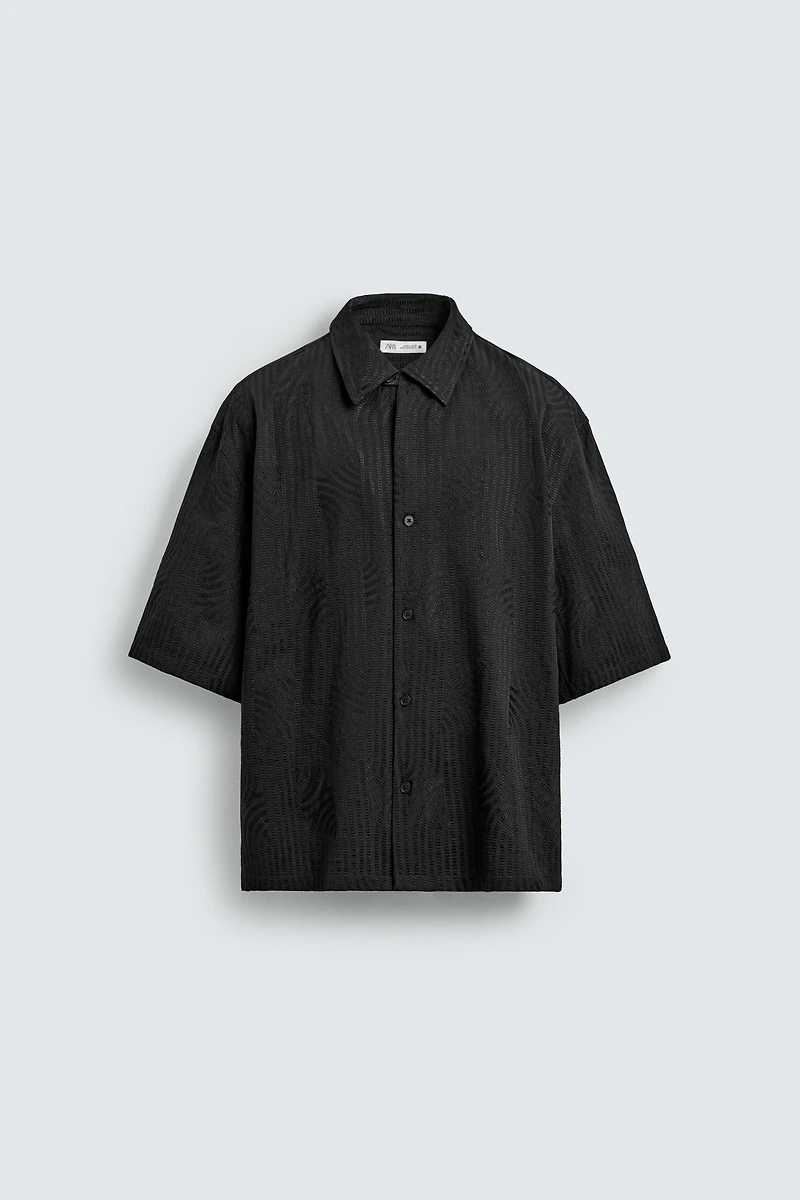 EMBROIDERED JACQUARD SHIRT
