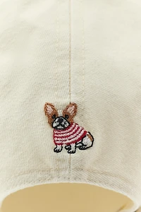 TWILL DOG TEXT CAP