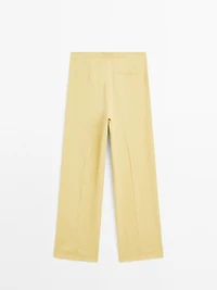 Suit trousers with dart detail