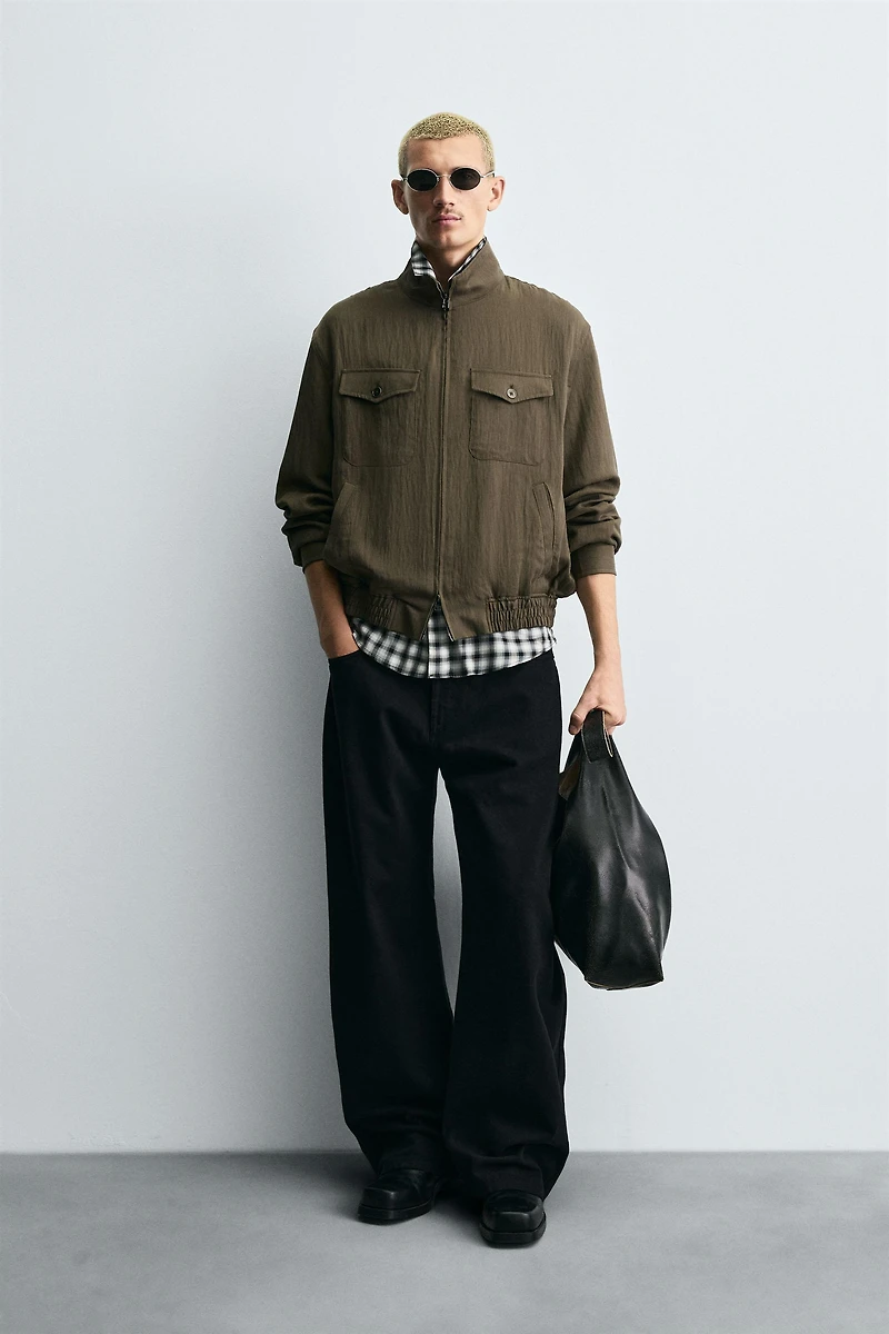 RELAXED FIT FLOWY JACKET
