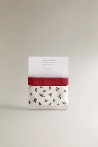 SET OF CHRISTMAS LEAF RIBBONS (SET OF 2)