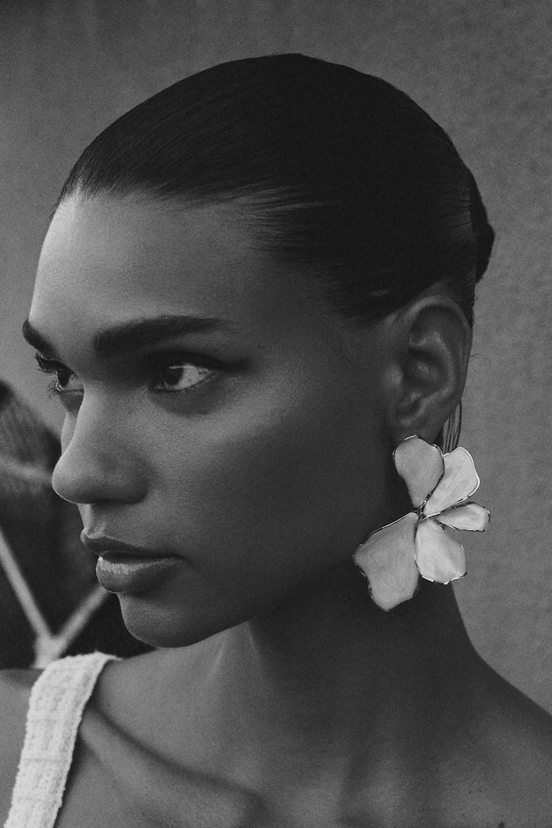 BOUCLES D'OREILLES ÉVENTAIL ÉMAILLÉES