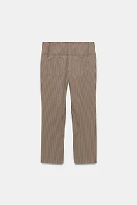 PINSTRIPE CAPRI PANTS