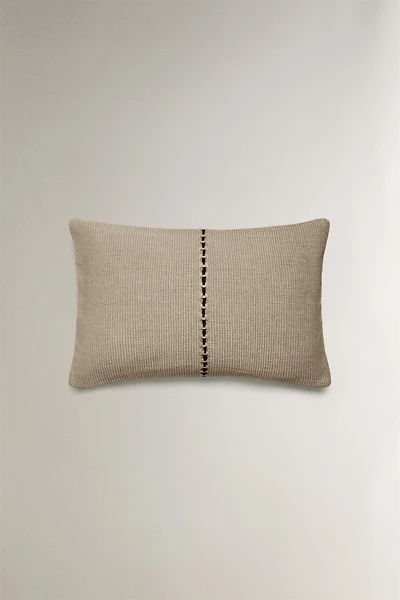 HOUSSE DE COUSSIN TRESSÉE
