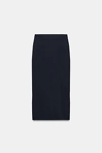 FINE KNIT MIDI SKIRT