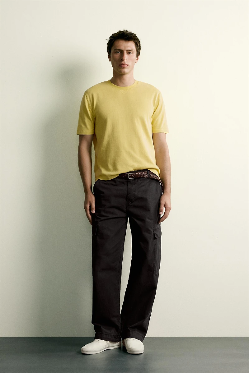 REGULAR FIT KNIT T-SHIRT