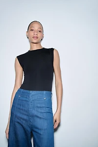 ZW COLLECTION HIGH WAIST WIDE LEG JEANS