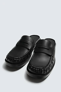 OPEN BACK LOAFERS