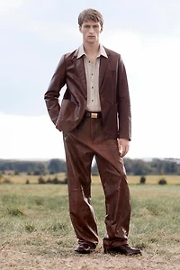 LIMITED EDITION LEATHER SUIT PANTS