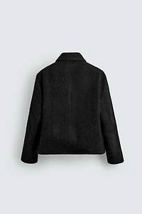 SHINY TEXTURED JACKET