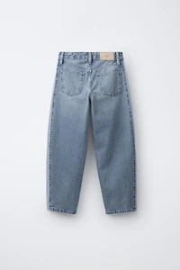 EMBROIDERED BALLOON JEANS