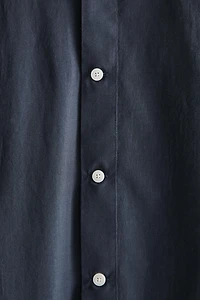 PLAIN COTTON BEACH SHIRT