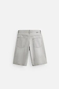 BAGGY FIT DENIM BERMUDA SHORTS