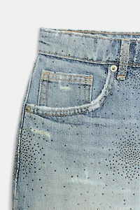 SHORT EN DENIM TRF TAILLE HAUTE