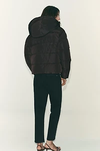 ANORAK REMBOURRÉ ET COURT IMPERMÉABLE COUPE VENT