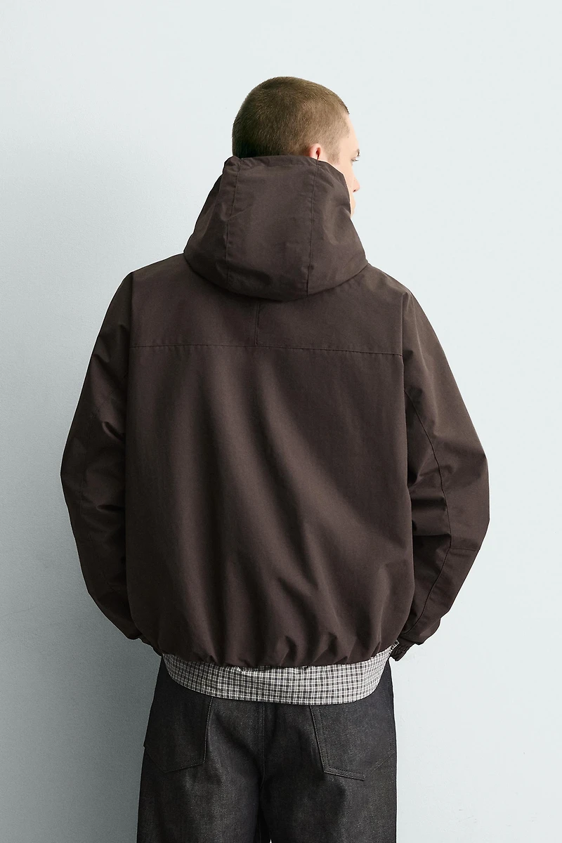 BLOUSON TECHNIQUE DÉPERLANT COMBINÉ POLAIRE
