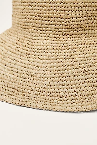 LIMITED EDITION RAFFIA BUCKET HAT
