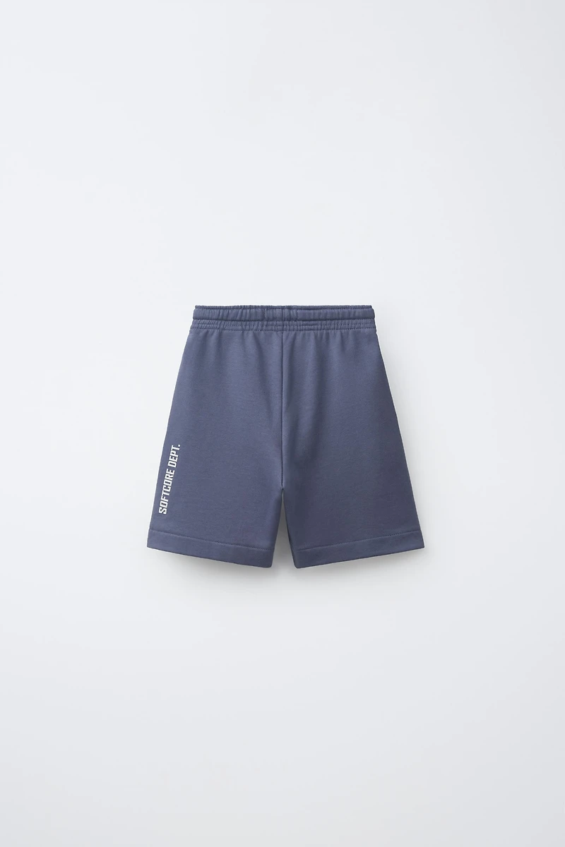 TEXT JOGGING SHORTS