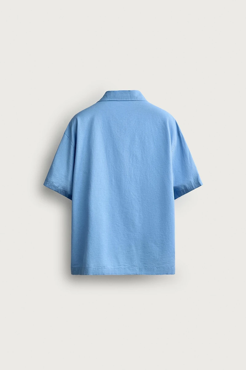SUN EMBROIDERED RELAXED FIT SHIRT