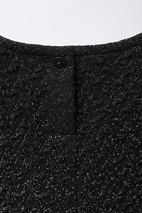ROBE JACQUARD À BRILLANTS