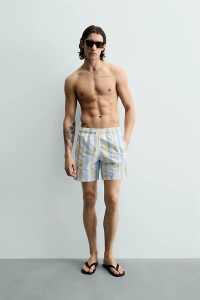 LEMON PRINT SWIMSUIT