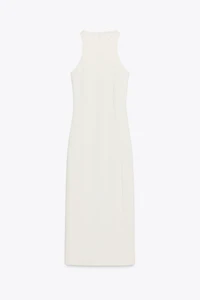 HALTER INTERLOCK DRESS