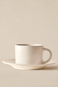 STONEWARE TEACUP