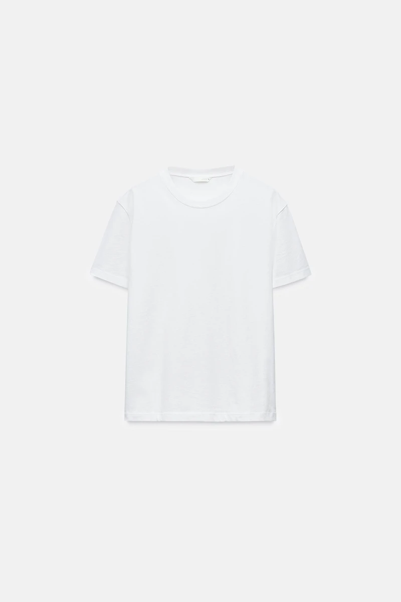 T-SHIRT BASIQUE EN COTON