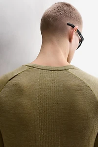 WOOL BLEND TECHNICAL T-SHIRT